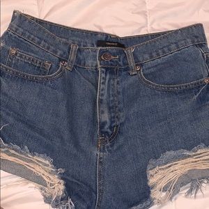 Forever 21 jean shorts